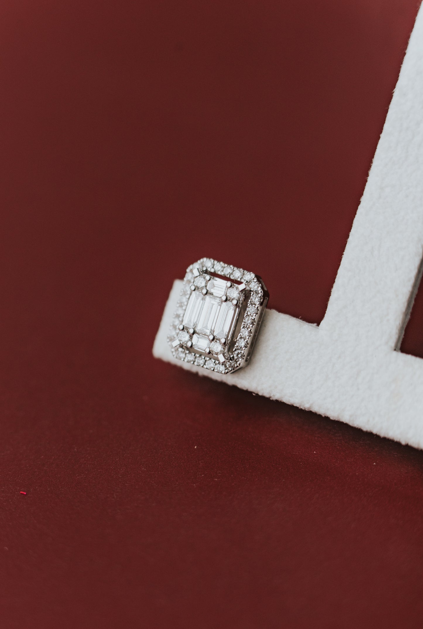 Orecchini Gianni Carità in oro bianco e diamanti