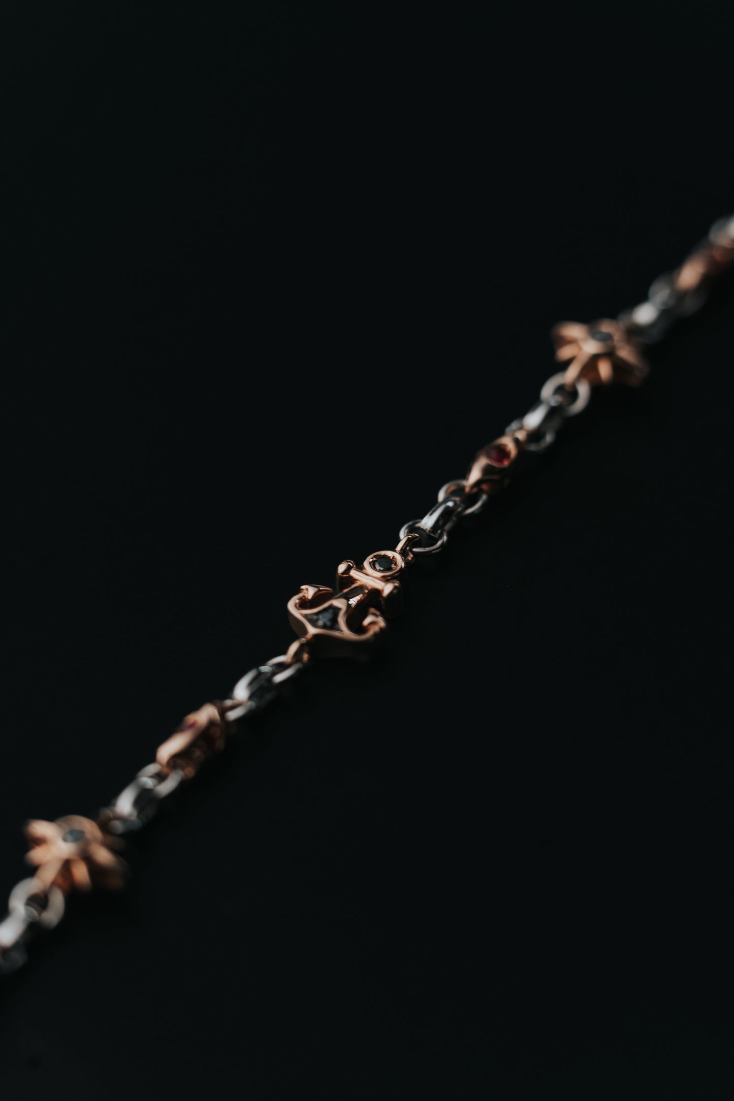 Bracciale Zancan in oro, diamanti e rubini