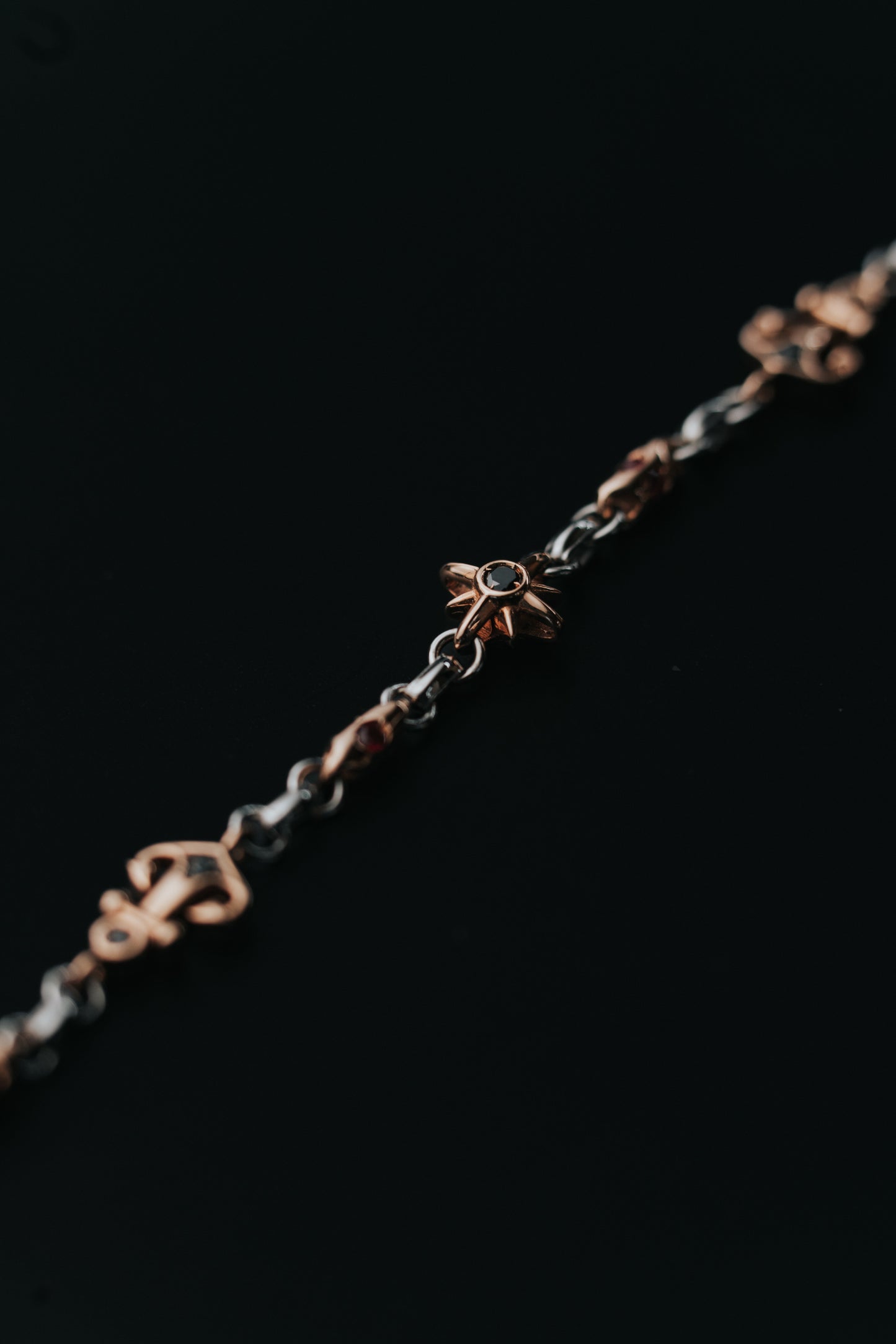 Bracciale Zancan in oro, diamanti e rubini
