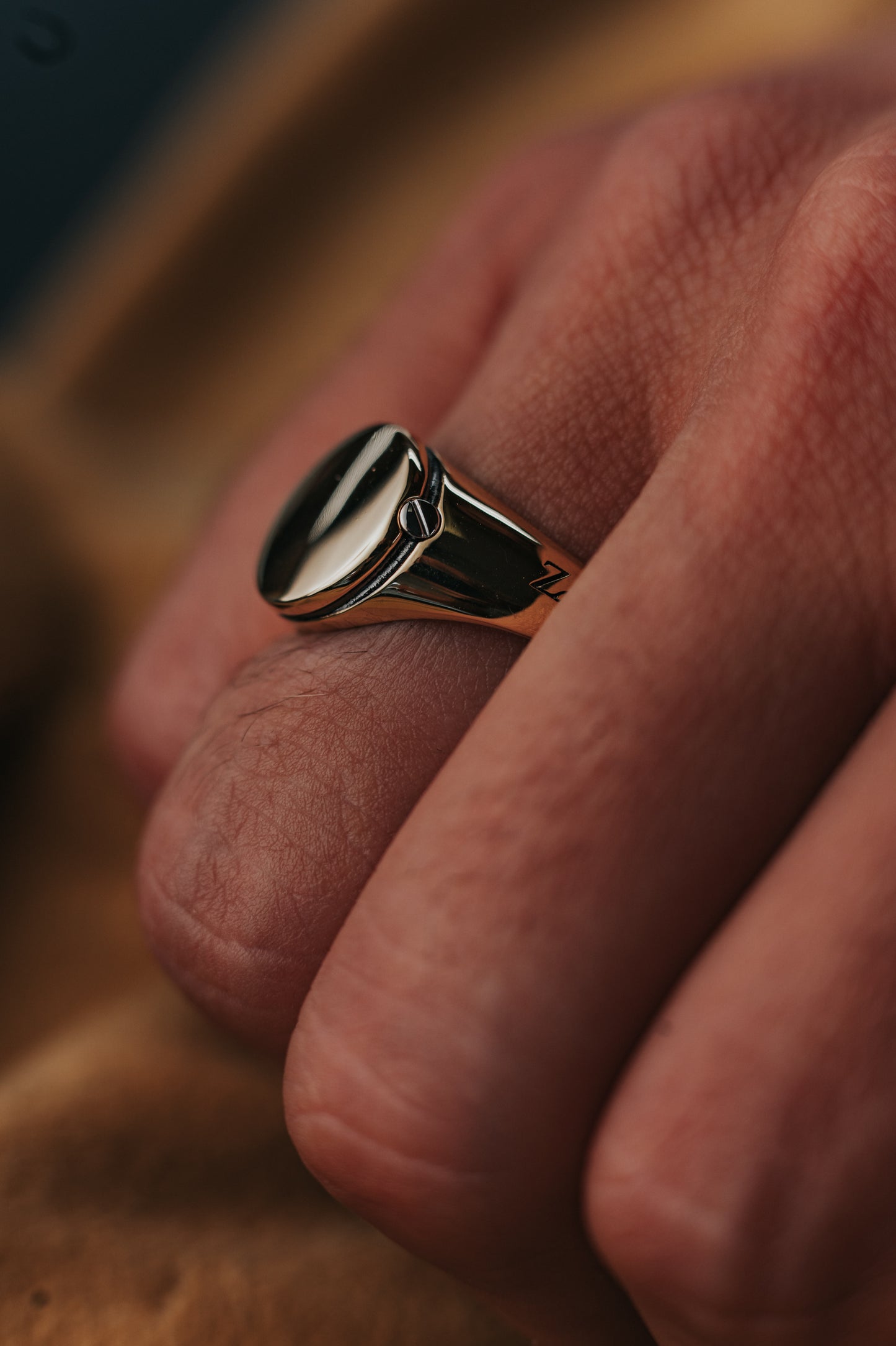 Anello Zancan in oro giallo e oro bianco