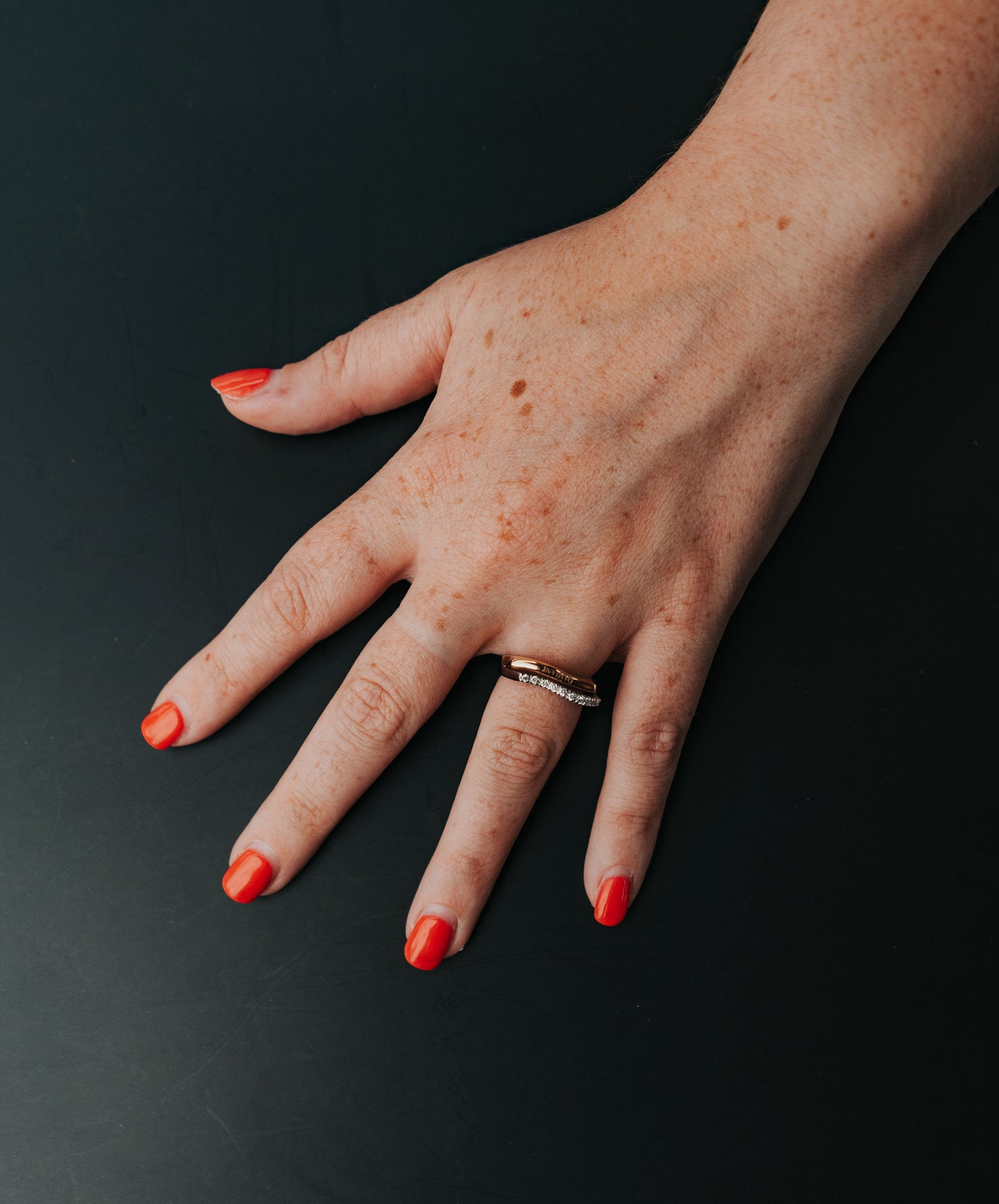 Anello Damiani in oro bianco, oro rosa e diamanti