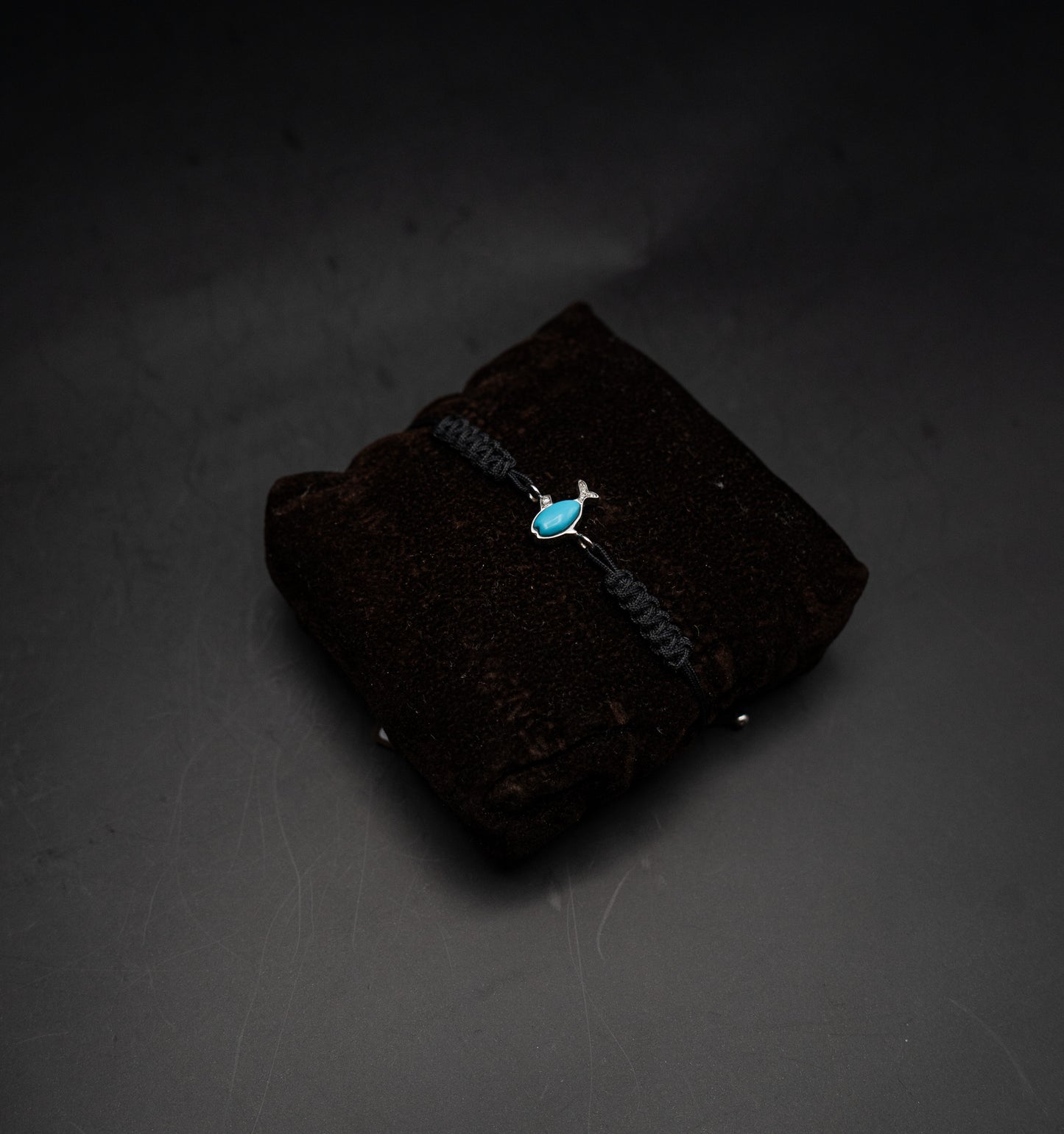 Bracciale Moraglione in oro bianco e turchese