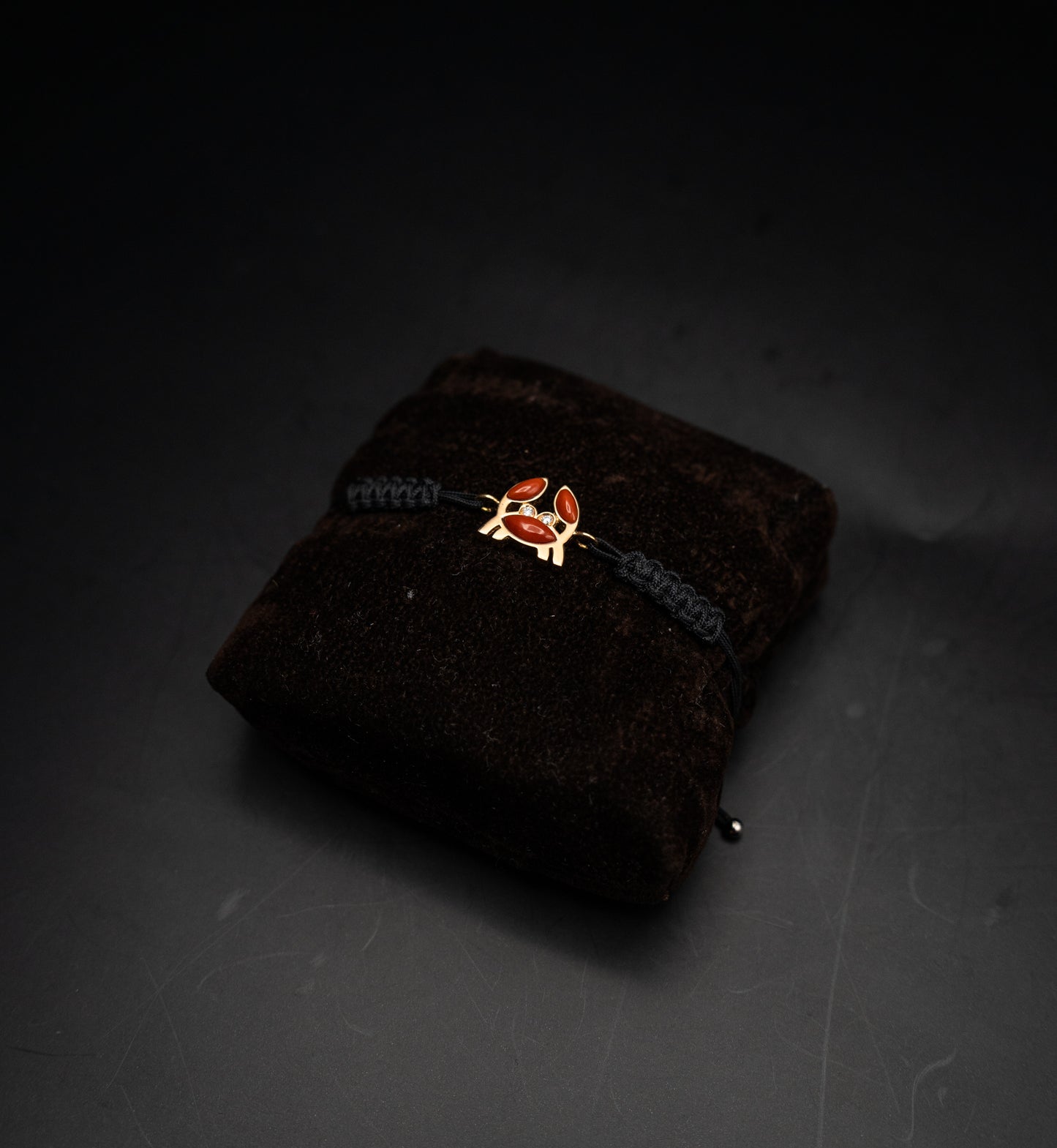 Bracciale Moraglione in oro rosa e corallo