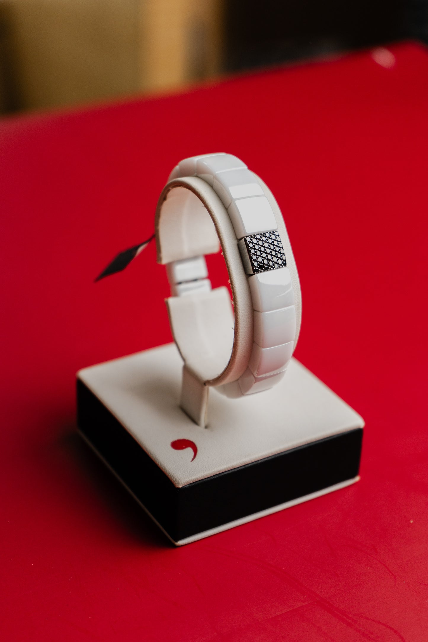 Bracciale Aura by Roberto Demeglio in ceramica e diamanti