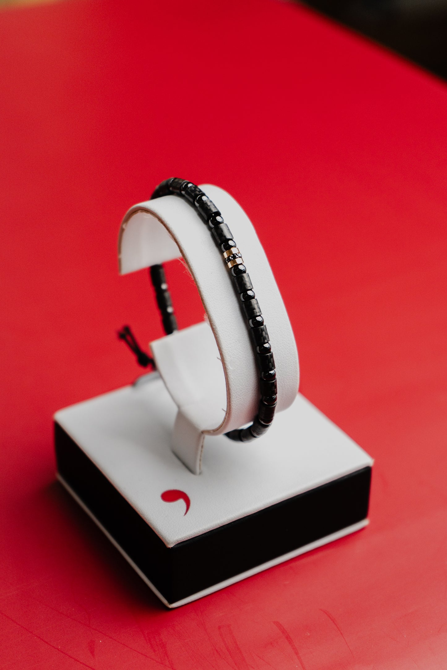 Bracciale Roberto Demeglio in ceramica nera, oro e diamanti neri