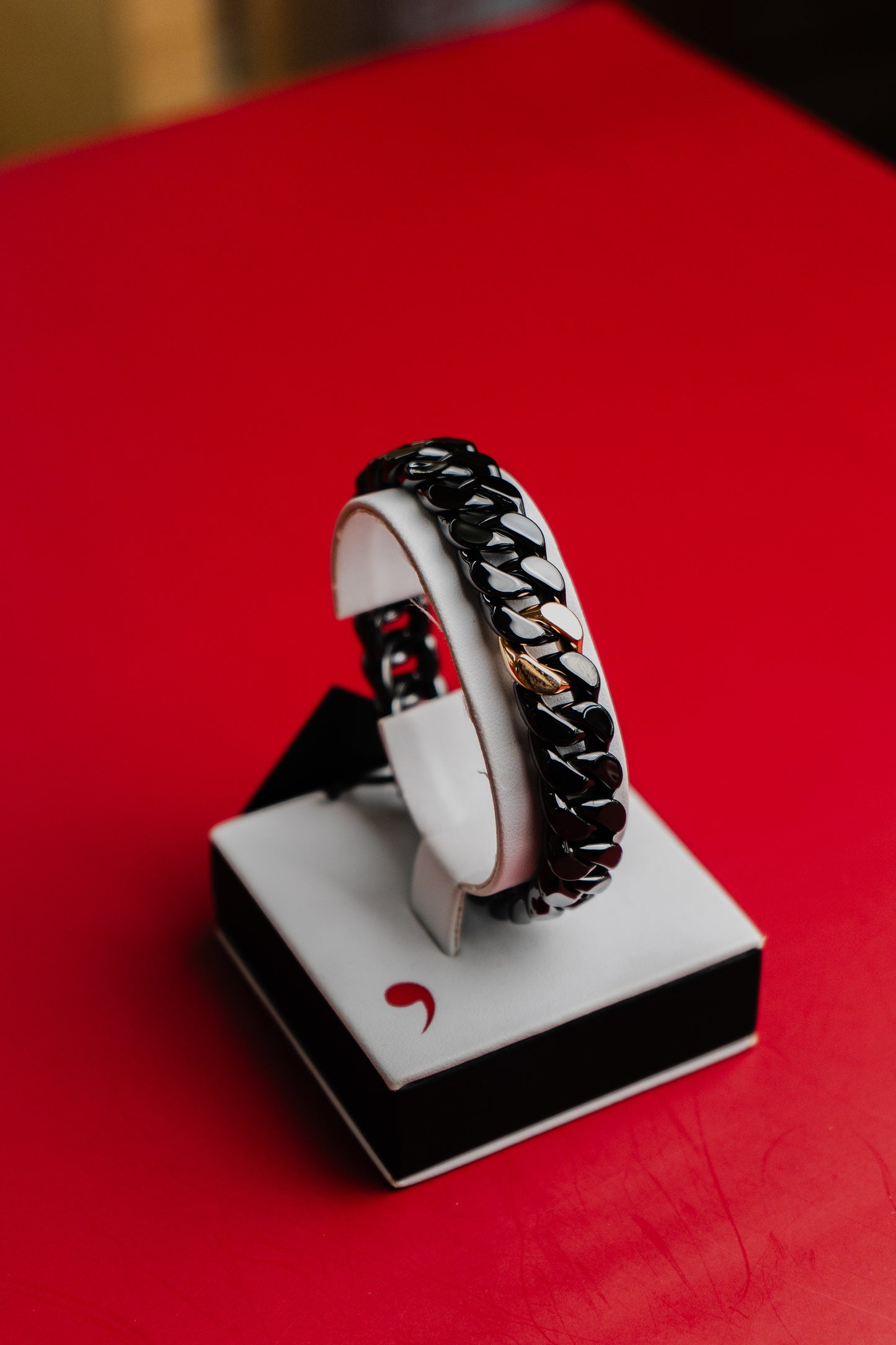 Bracciale Roberto Demeglio in ceramica e oro giallo