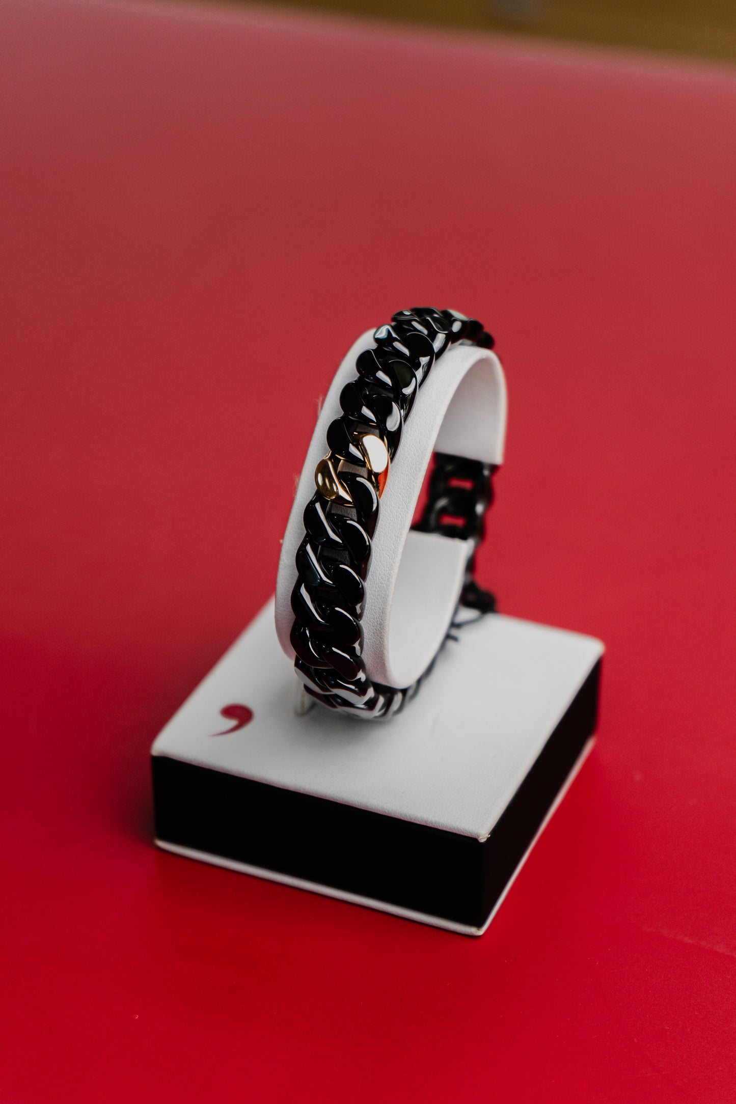 Bracciale Roberto Demeglio in ceramica e oro giallo