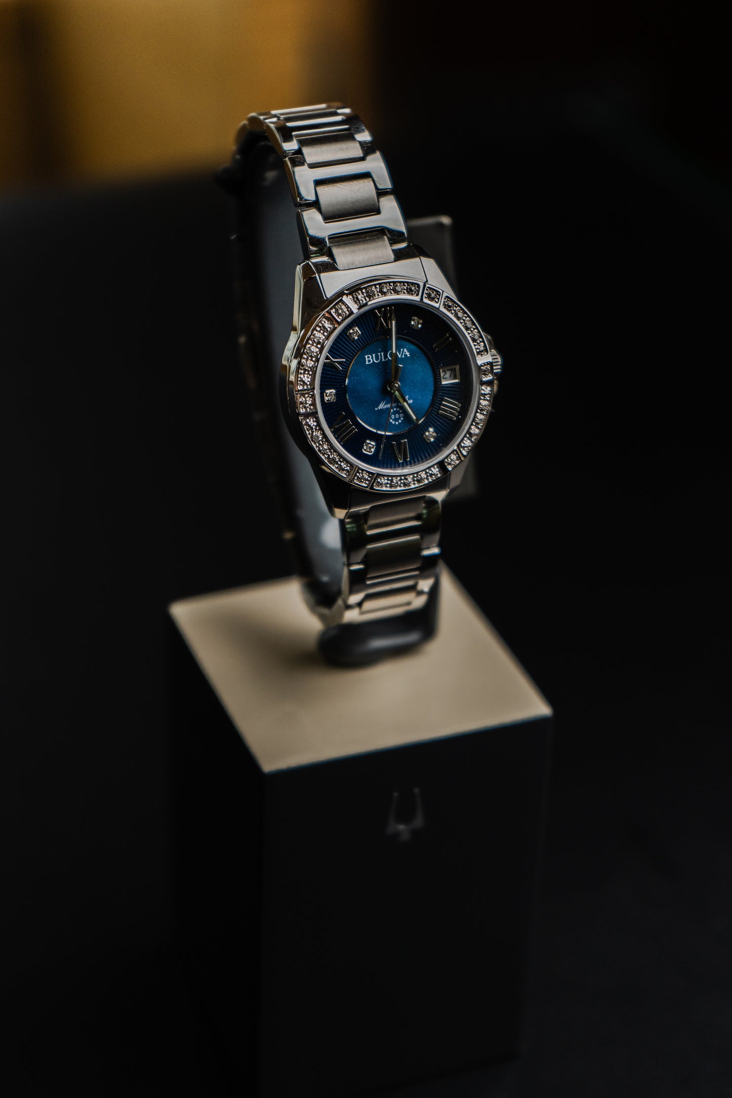 BULOVA MARINE STAR LADY DIAMONDS Ref.96R215