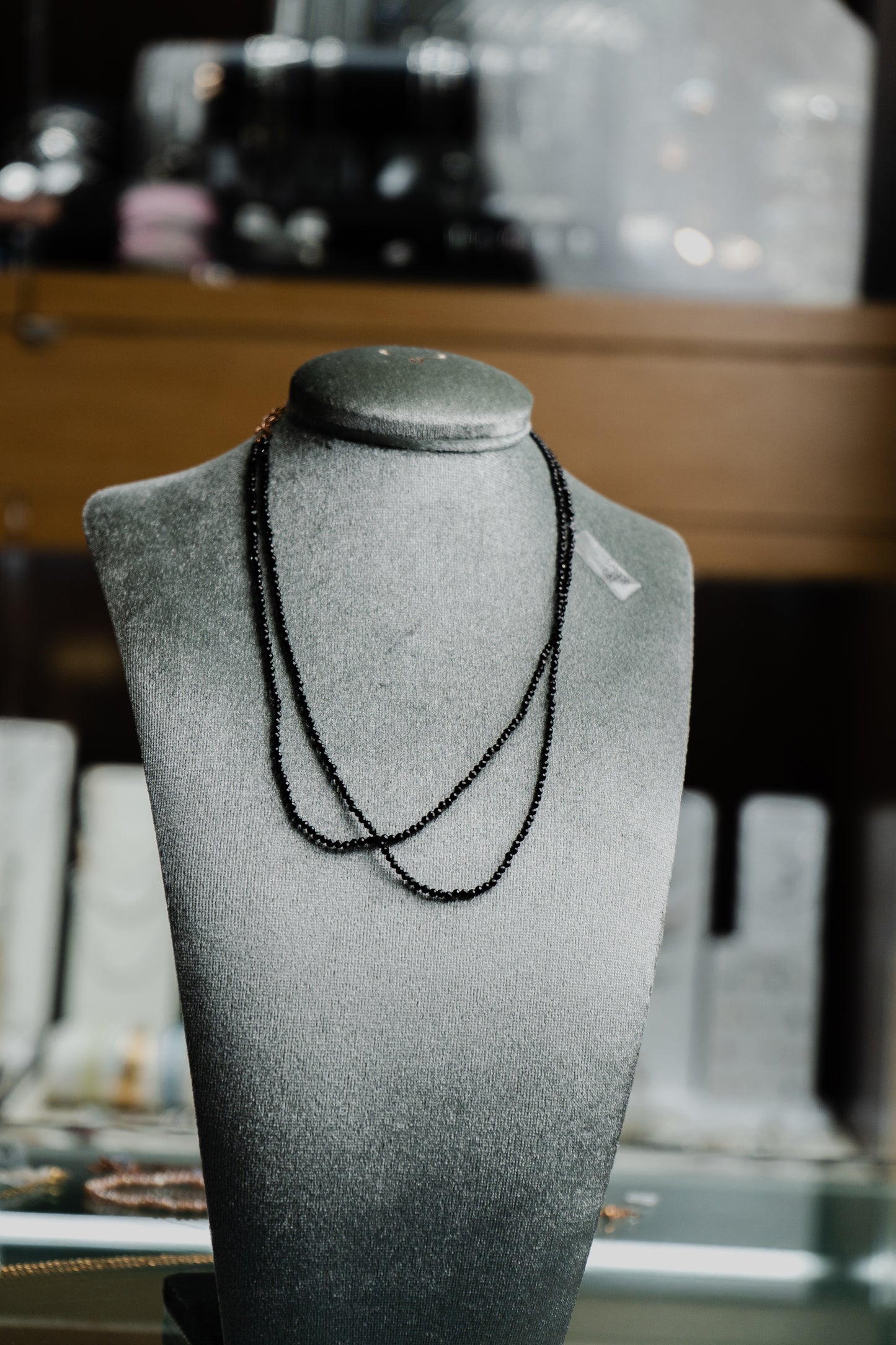 Collana Maman et Sophie in argento e spinello nero