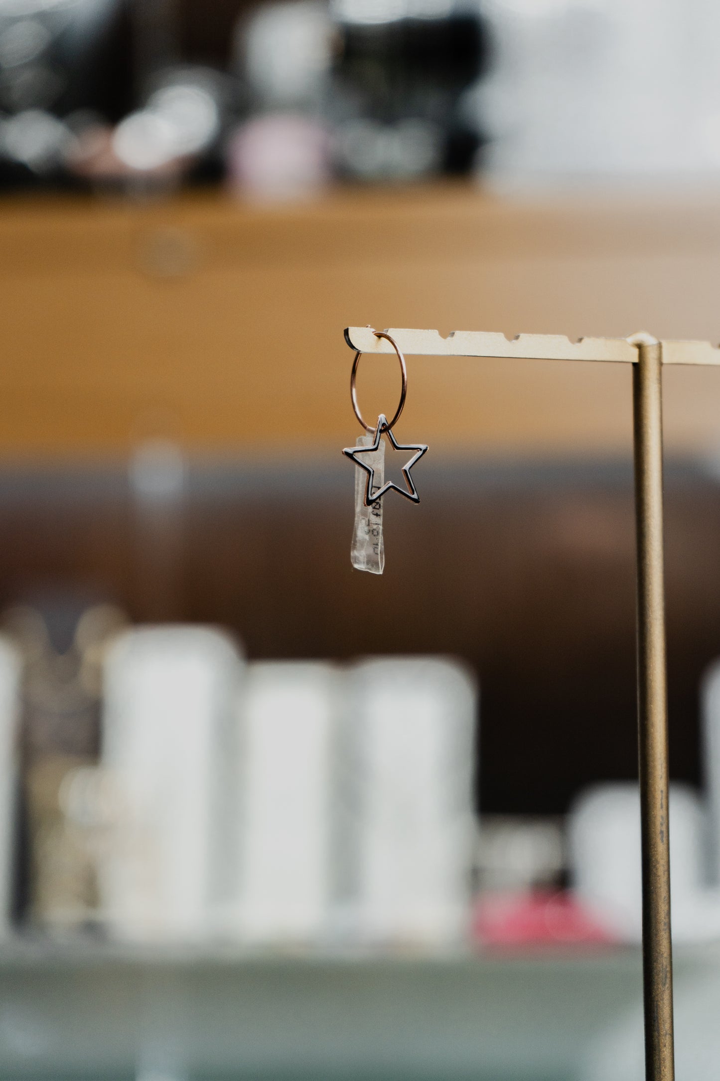 Orecchino Maman et Sophie in argento placcato in oro rosa