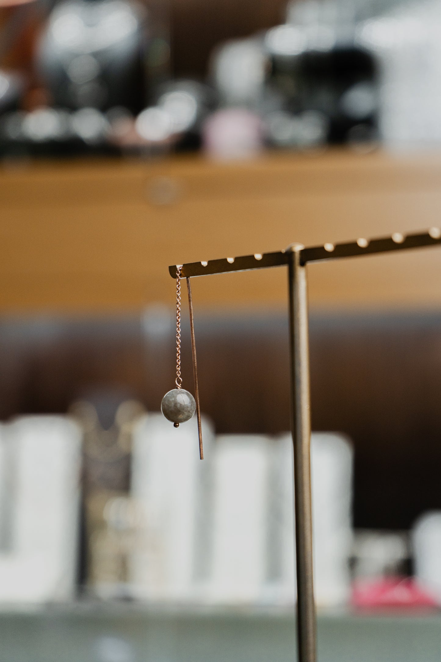 Orecchino Maman et Sophie in argento con labradorite