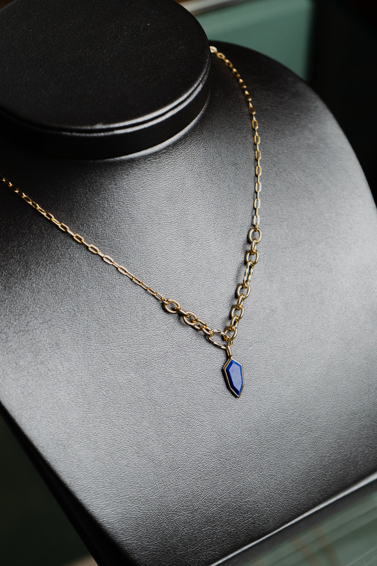 Collana Ania Haie in argento 925 e pendente di lapislazzuli