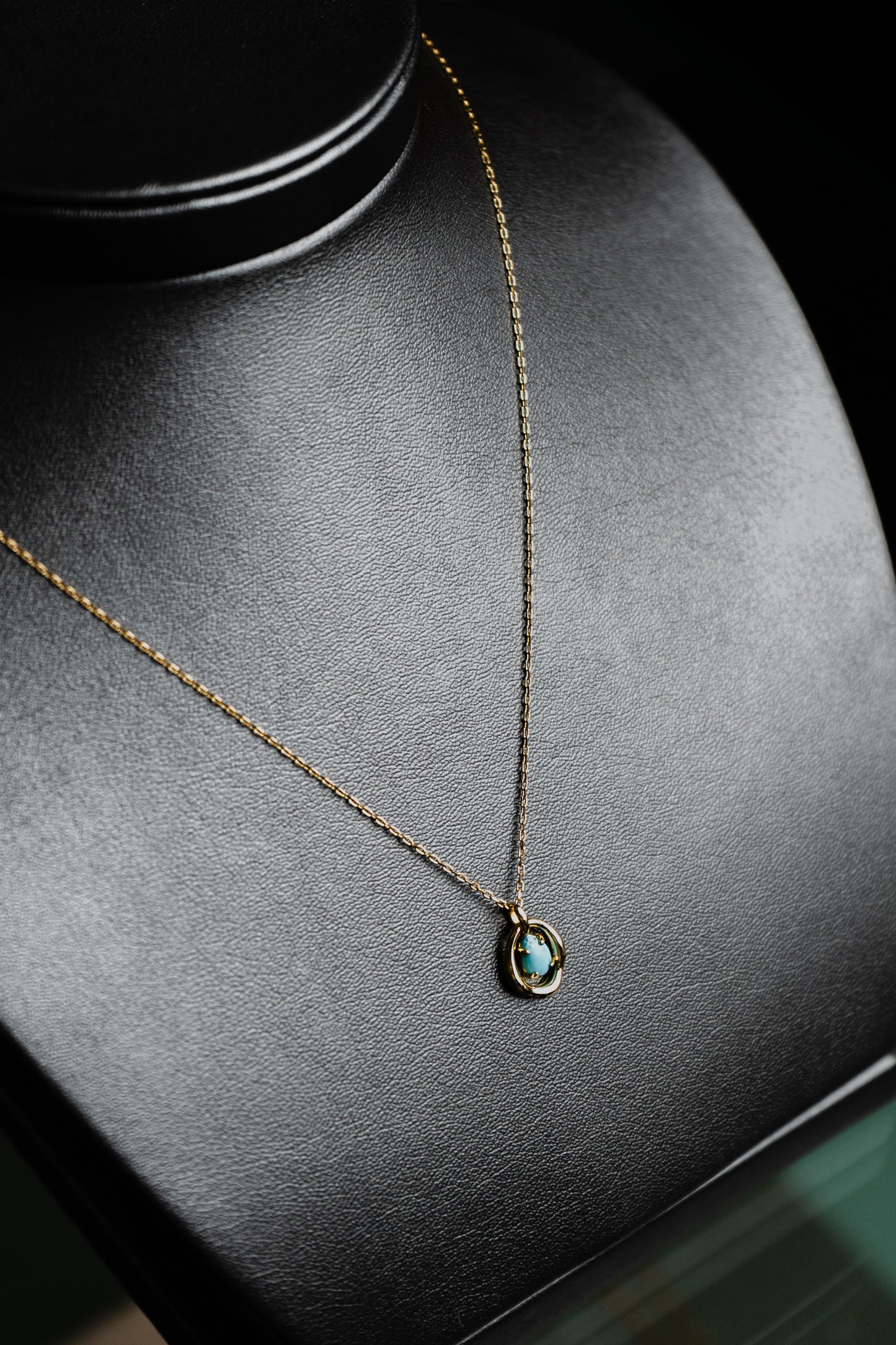 Collana Ania Haie in argento placccato in oro con turchese