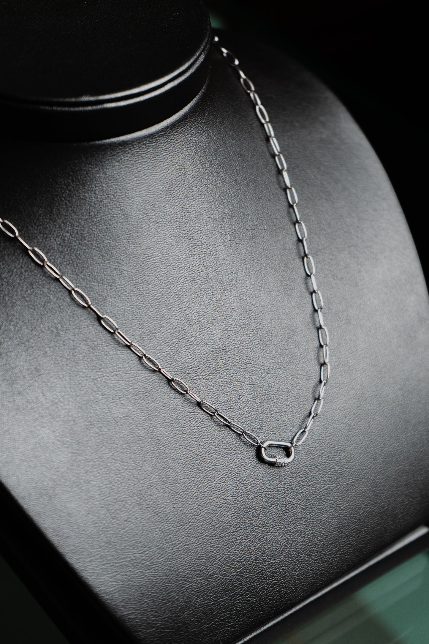 Collana Ania Haie in argento con moschettone