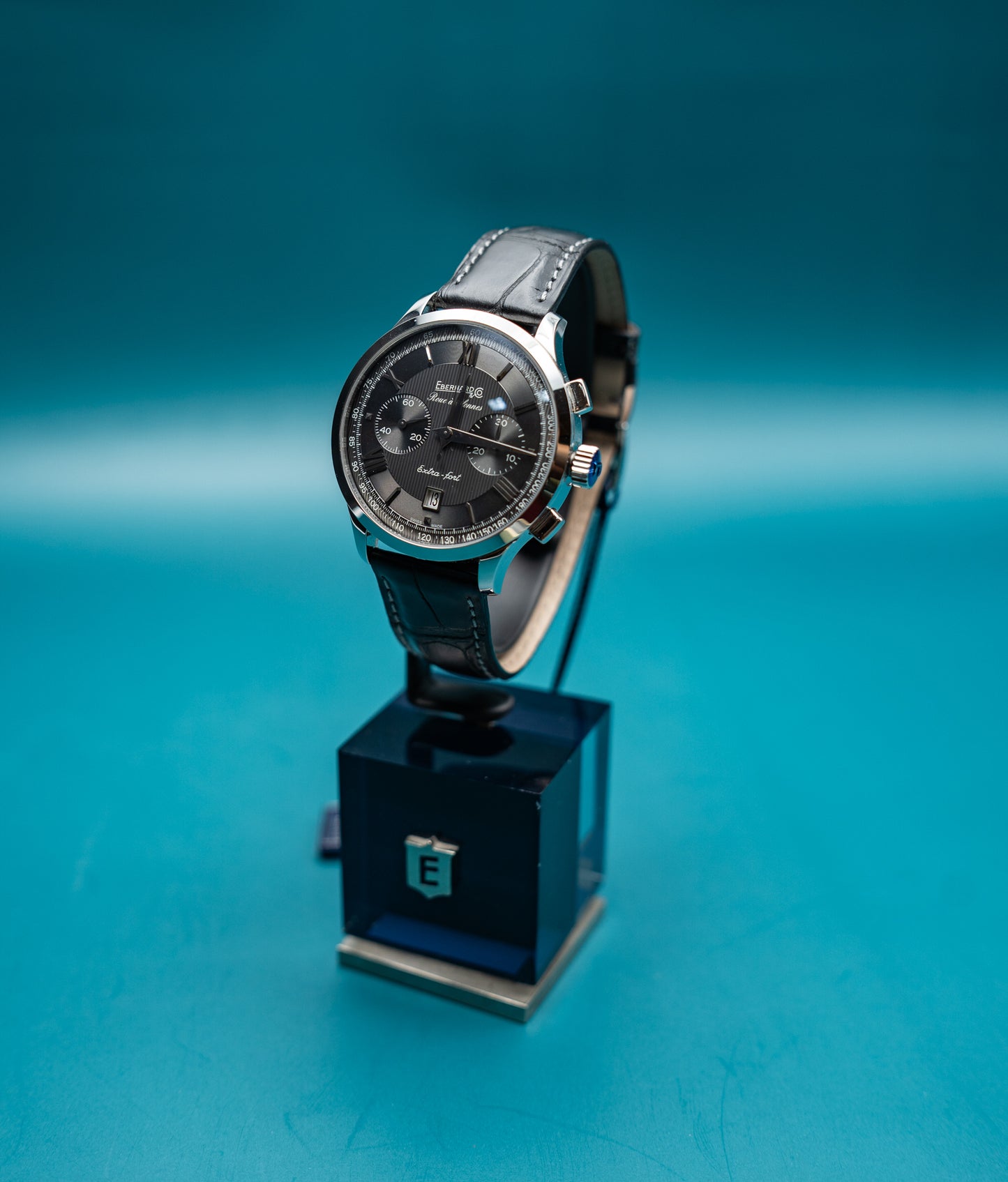 EBERHARD & CO. EXTRA FORT CHRONO ROUE A COLONNES Ref. 31956 CP