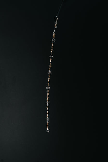 Bracciale Zancan in oro bianco e rosa