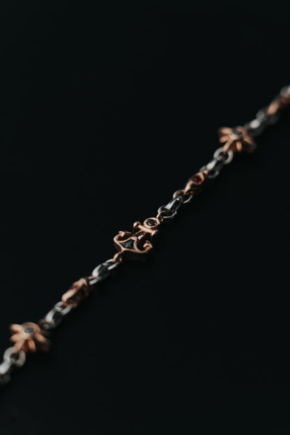Bracciale Zancan in oro, diamanti e rubini