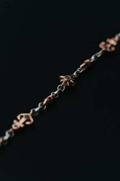Bracciale Zancan in oro, diamanti e rubini