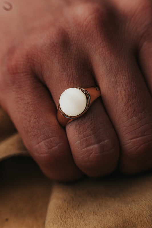 Anello Zancan in oro giallo e oro bianco