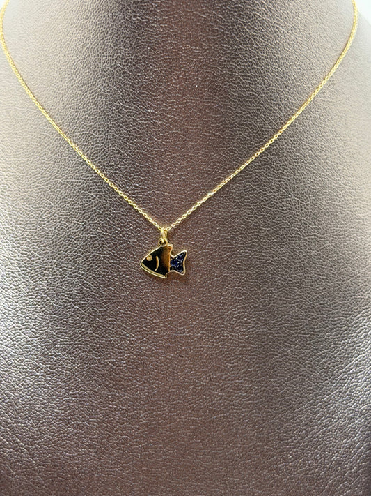 Collana MyCharm con ciondolo a pesce