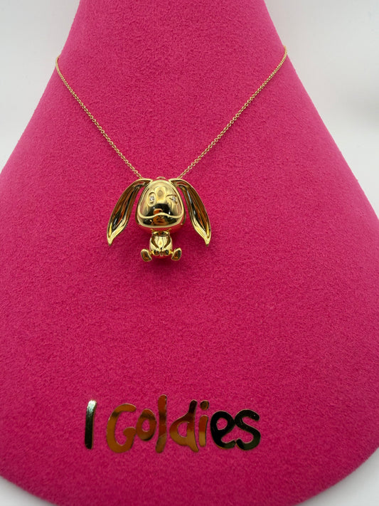 Bunny Goldies: collana in oro e diamanti brown