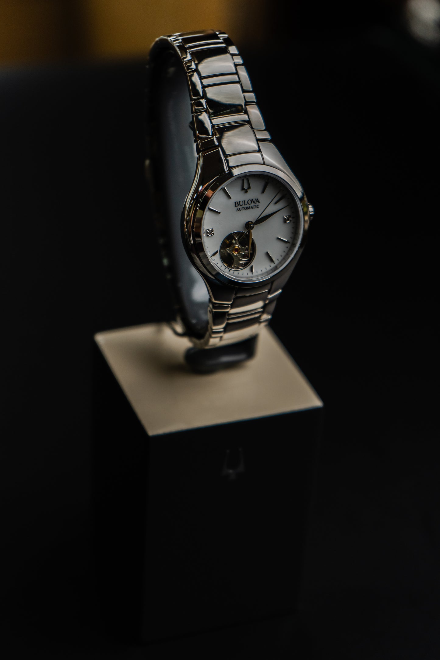 BULOVA LADY AUTOMATIC OPEN HEART Ref.96P247