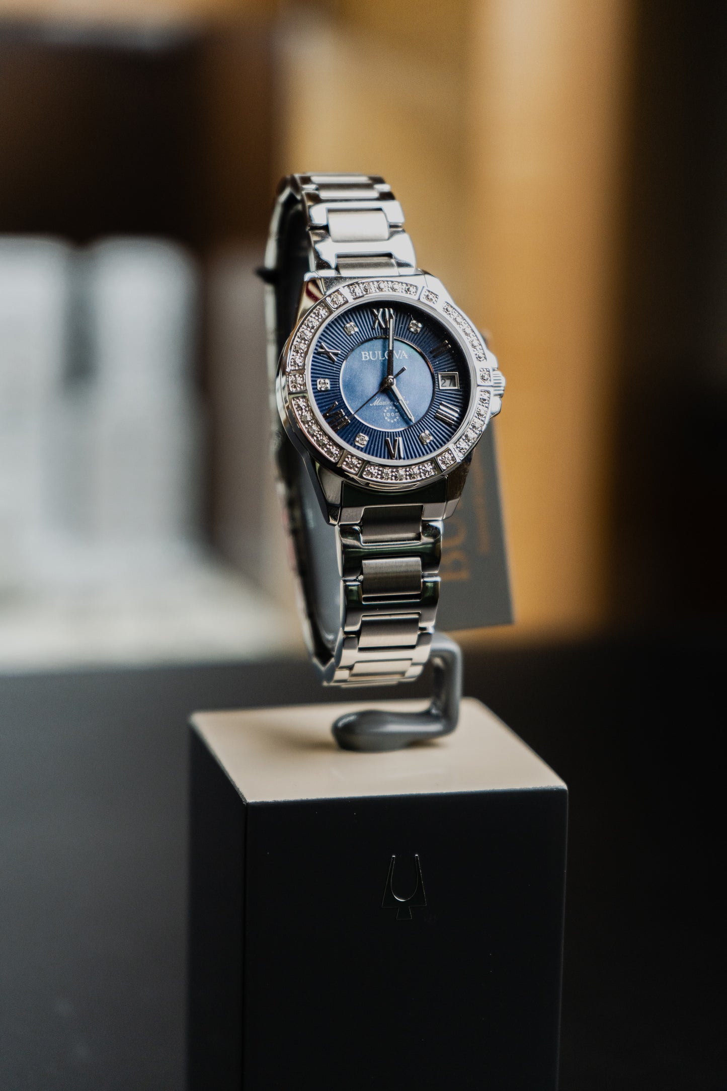 BULOVA MARINE STAR LADY DIAMONDS Ref.96R215