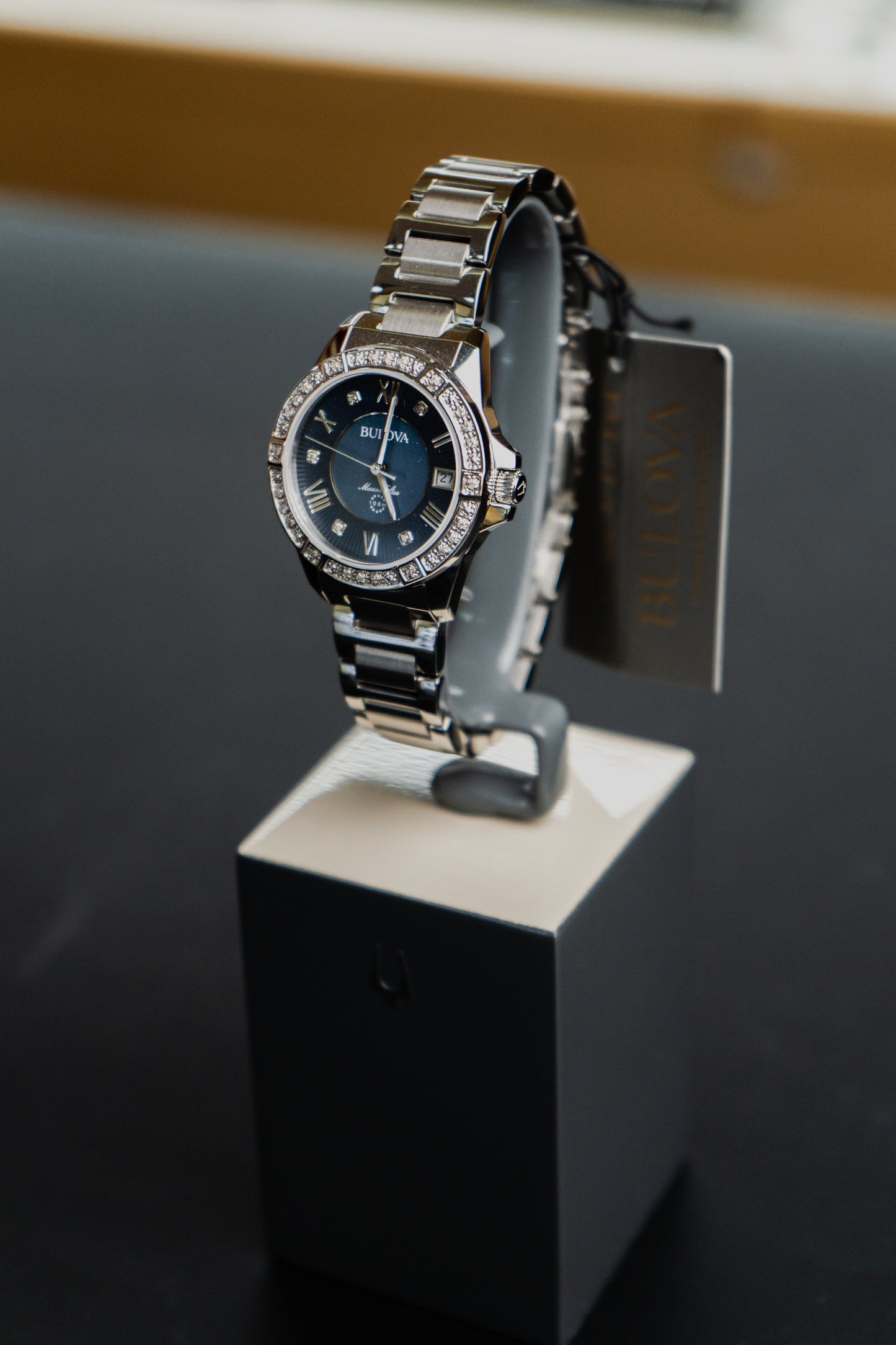 BULOVA MARINE STAR LADY DIAMONDS Ref.96R215