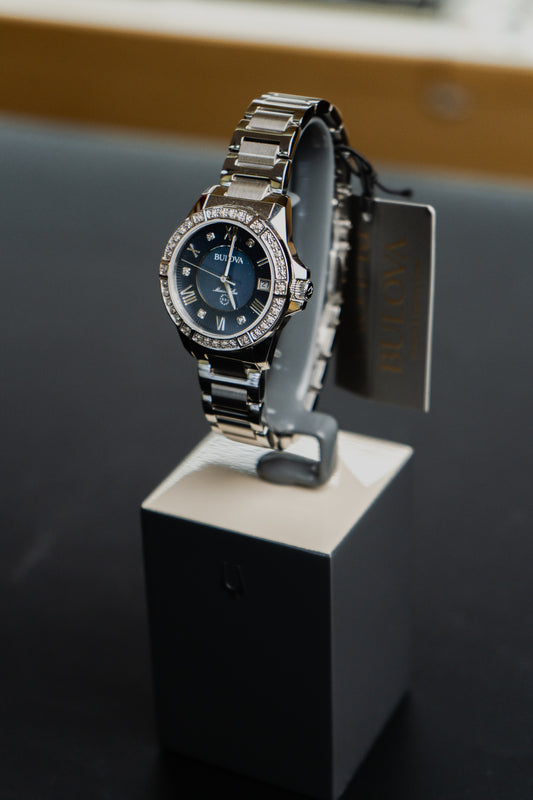 BULOVA MARINE STAR LADY DIAMONDS Ref.96R215